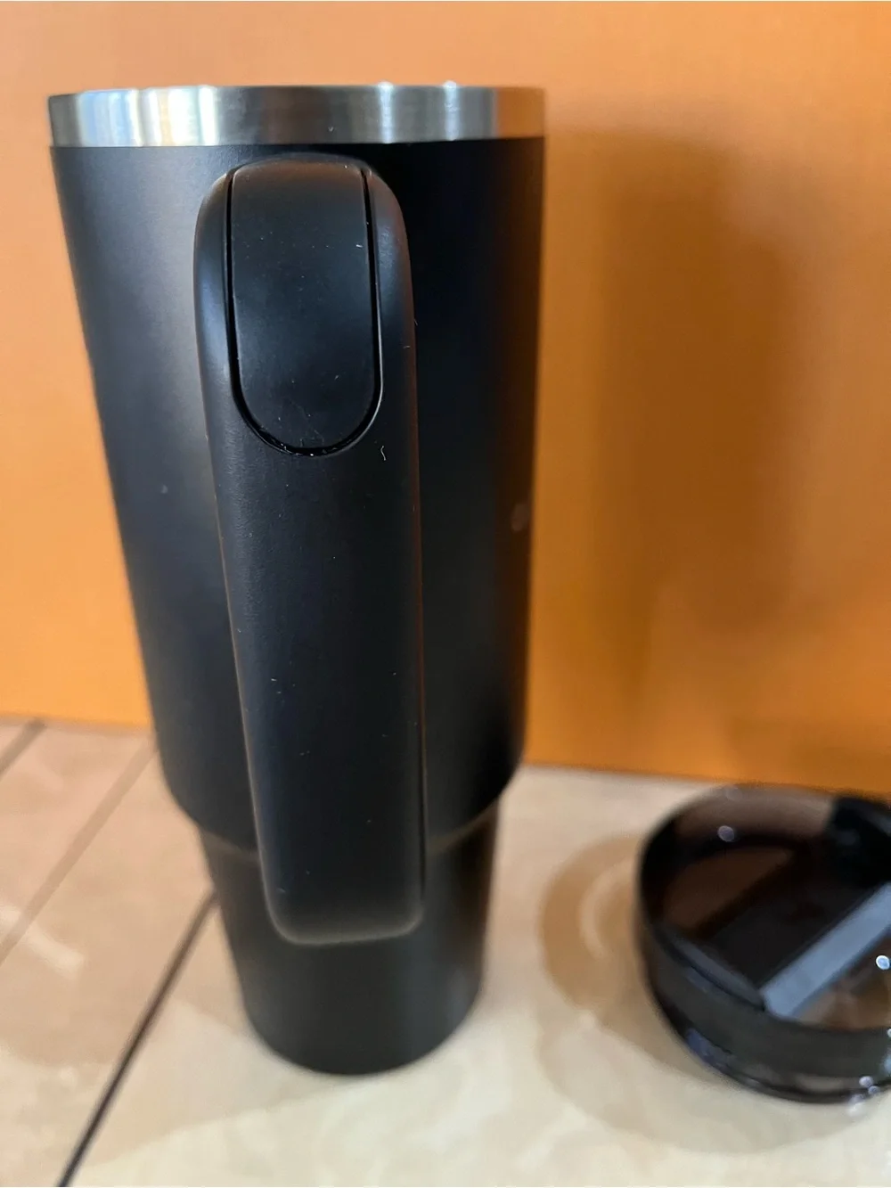 Stanley Black Insulated 30 oz Travel Mug with Handle - Picture 5 of 16